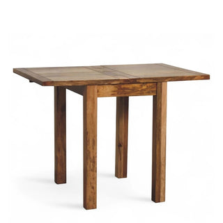 Mini Oak-ish Butterfly Extension Dining Table | Solid Wood