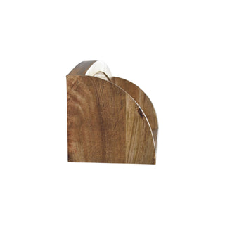 Larissa Rattan Wall Shelf Woven Cane Back Arch Top Open Display Natural Rattan