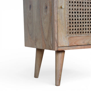 Larissa Rattan Chest of Drawers Cane Door 4 Drawer Hybrid Natural Rattan