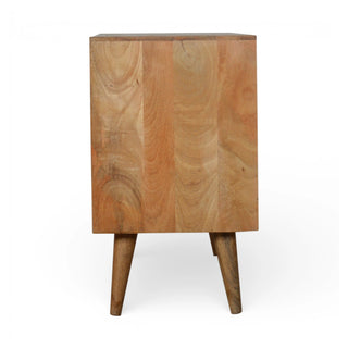 Larissa Rattan Chest of Drawers Cane Door 4 Drawer Hybrid Natural Rattan