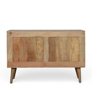 Larissa Rattan Chest of Drawers Cane Door 4 Drawer Hybrid Natural Rattan