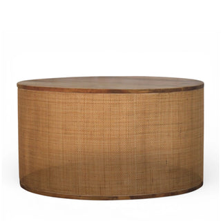 Round Rattan Coffee Table