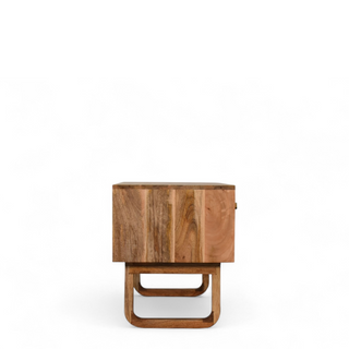 Pineapple Carved Solid Wood Storage Bench