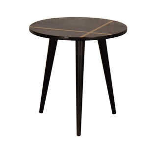 Axel Small Console Table Gold Inlay - top surface overhead