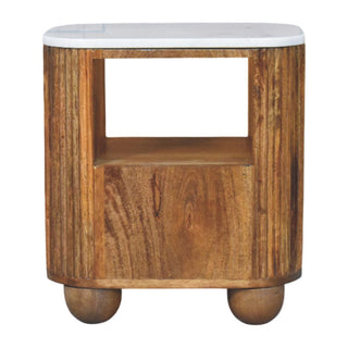 Beaumont Marble Bedside - product white background