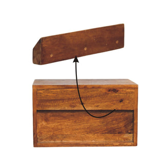 Box Frame Wall Nightstand - product white background