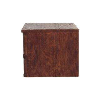 Box Frame Wall Nightstand - rear wall bracket mounting