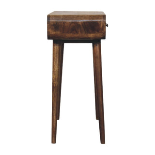 Classic Grey Rounded Console Table - dimensions scale