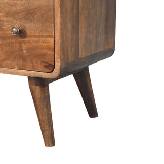 Curve Edge 3 Drawer Chest - lifestyle bedroom setting