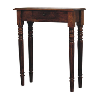 Elio Narrow Hallway Console Table - side angle view