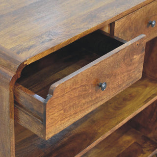 Harlow Console Table Chestnut - lifestyle hallway setting