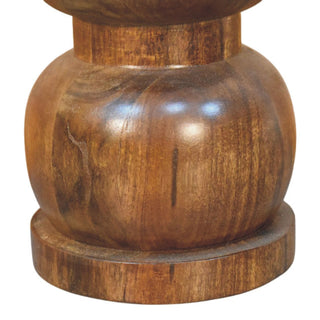 Marble Top Bulla Side Table - dimensions scale