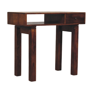 Marlowe Writing Desk - single drawer closed front detail