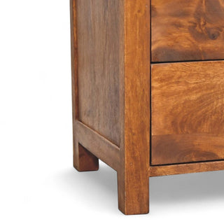 Mid-Century Solid Wood Nightstand Aspen Design - dimensions scale
