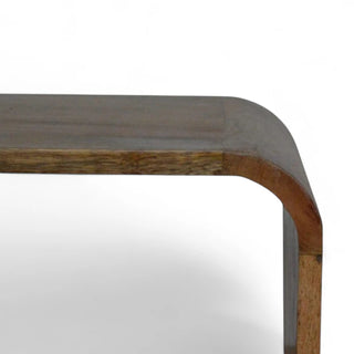 Mid-Century Solid Wood Nightstand London Design - dimensions scale