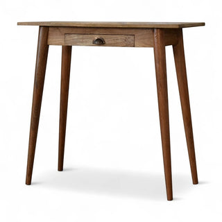 Mini Nordic Writing Desk Solid Mango Wood - lifestyle home office