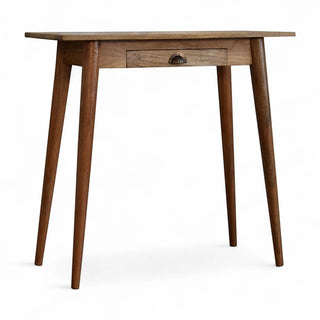 Mini Nordic Writing Desk Solid Mango Wood - dimensions scale