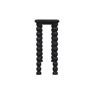 Orion Hallway Console Table Ball-Turned Carbon Ash - product white background