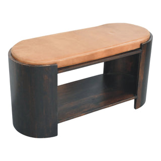 Orla Shoe Storage Bench - seat top view