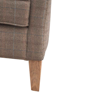 Margot Tub Chair Multi Tweed French Style Tapered Leg