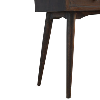 Harlow Hallway Console Table with Drawers Light Walnut Sustainable Mango