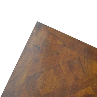 Regal Coffee Table Solid Mango Wood Baluster Turned Legs Lower Shelf