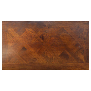 Regal Coffee Table Solid Mango Wood Baluster Turned Legs Lower Shelf