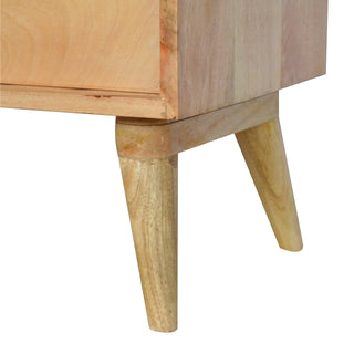Haven Sideboard Cabinet with Sliding Door and Drawers in Natural Oak Finish