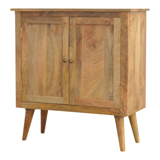 Linden Sideboard Cabinet Flat-Panel Natural Oak Scandi Twin-Door