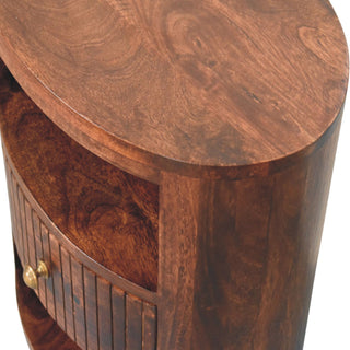 Remi Side Table - brass knob handle detail close-up