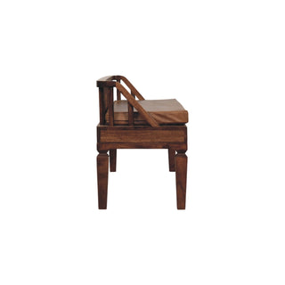 Rivian Dining Bench Leather - product white background