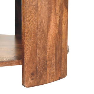 Savoy Leather Coffee Table - dimensions scale
