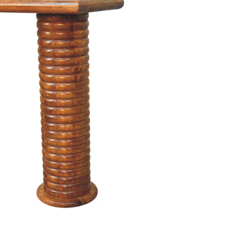 Sculpted Leg Console - dimensions scale
