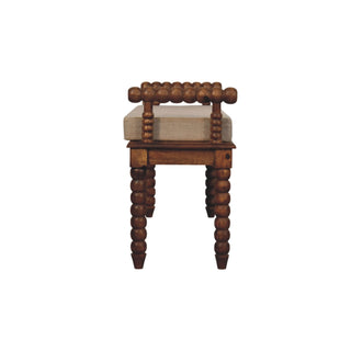 Sera Hallway Bench - styled with decor