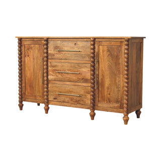 Spindle Sideboard - side angle view