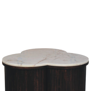 Verona Marble Coffee Table - leg detail close-up