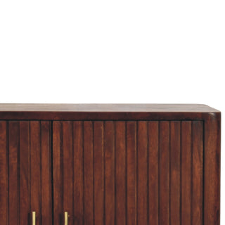 Vesper Sideboard Cabinet - doors open interior storage