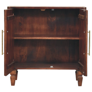 Vesper Sideboard Cabinet Fluted Mango Wood - lifestyle living room