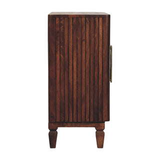 Vesper Sideboard Cabinet Fluted Mango Wood - dimensions scale