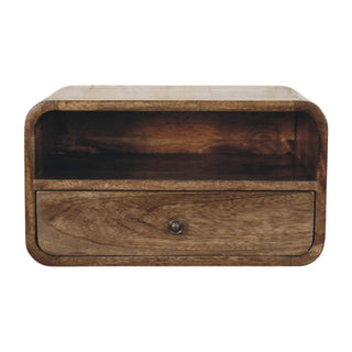 Wall-Mount Open Slot Bedside - front view