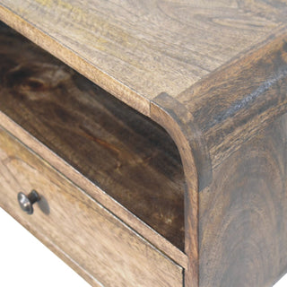 Wall-Mount Open Slot Bedside - top surface view